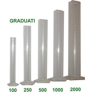 3404R - CILINDRI GRADUATI PER MISURE DI LIQUIDI - Prod. SCU