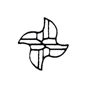 8758L - FRESE CILINDRICHE FRONTALI SINUSOIDALI - Prod. SCU